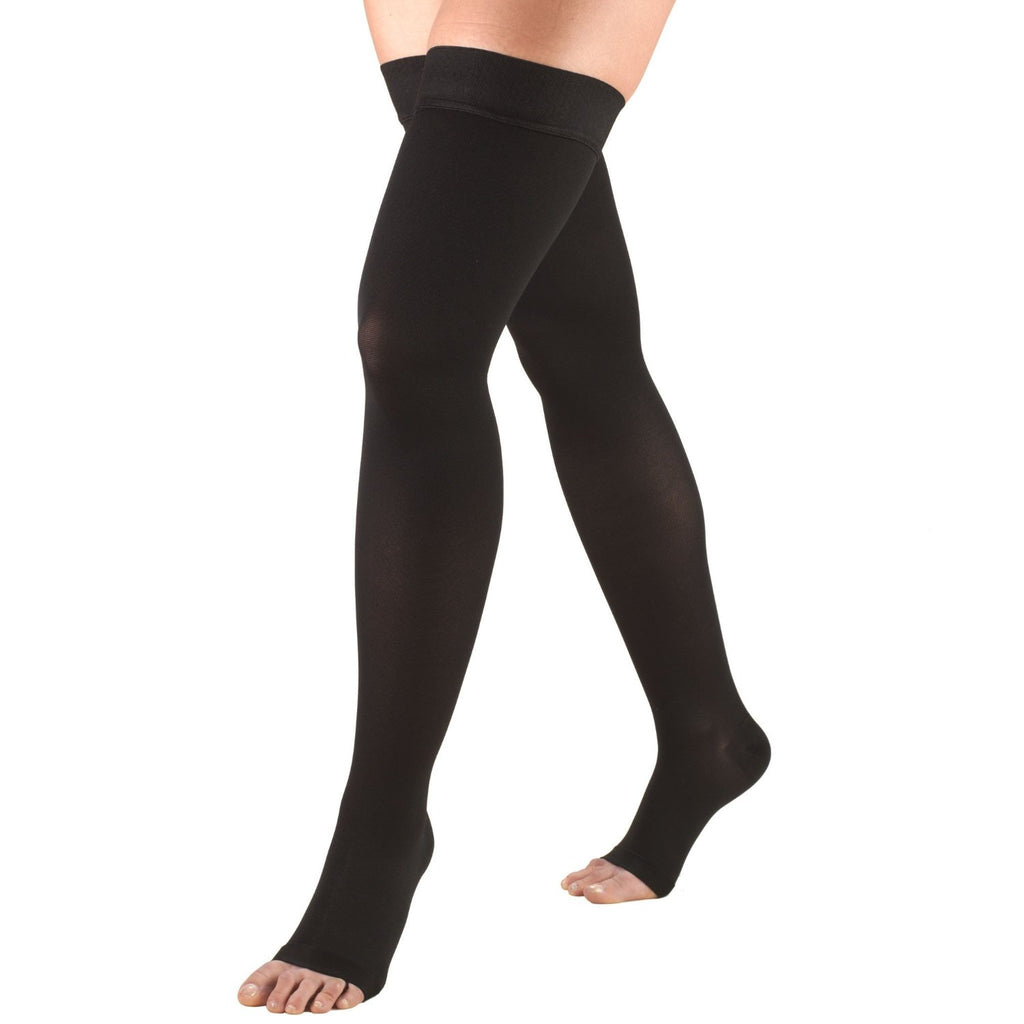  Beister 1 Pair Medical Open Toe Thigh High Compression  Stockings