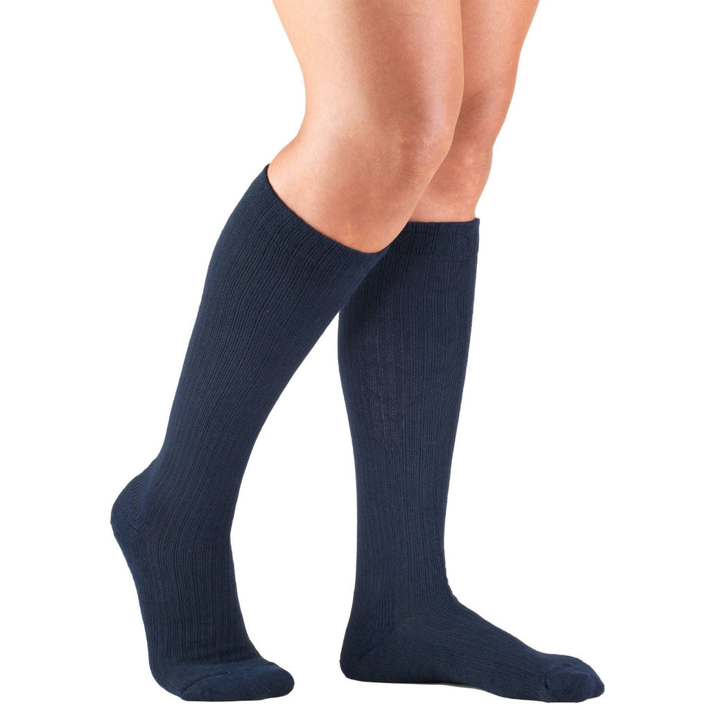 Ladies navy online socks