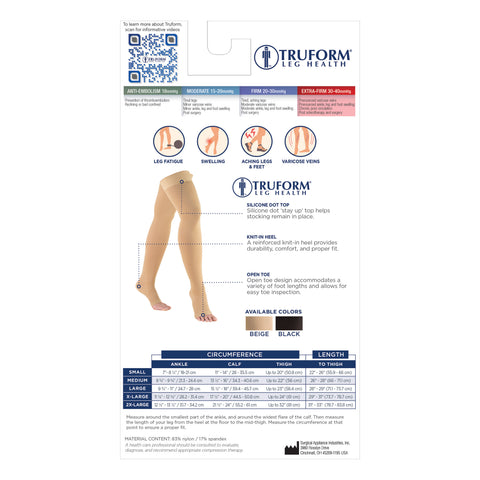Medical Thigh High Open Toe