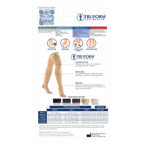 Medical Thigh High Open Toe