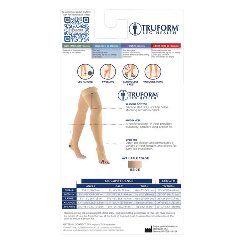 Medical Thigh High Open Toe