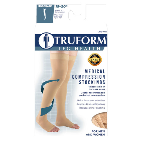 Medical Thigh High Open Toe