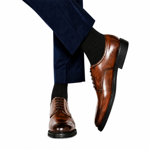 1904 / Summer Socks, Men's Microfiber Ankle Dress Socks