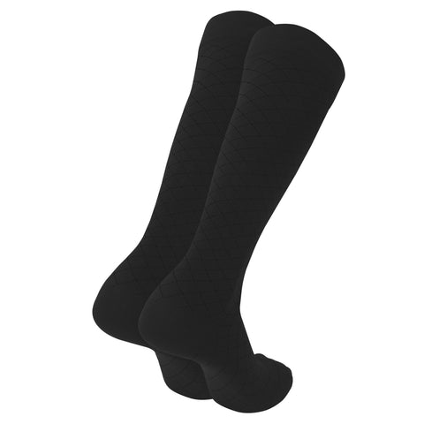 1990 / Knee High / Diamond Pattern / Unisex Socks