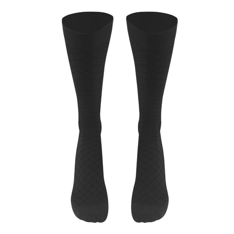 1990 / Knee High / Diamond Pattern / Unisex Socks