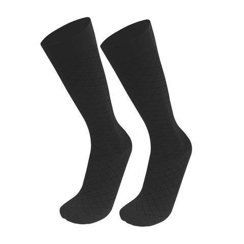 1990 / Knee High / Diamond Pattern / Unisex Socks