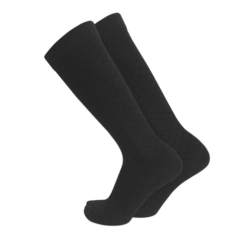 1990 / Knee High / Diamond Pattern / Unisex Socks