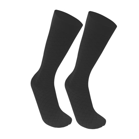 1990 / Knee High / Diamond Pattern / Unisex Socks