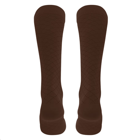 1990 / Knee High / Diamond Pattern / Unisex Socks