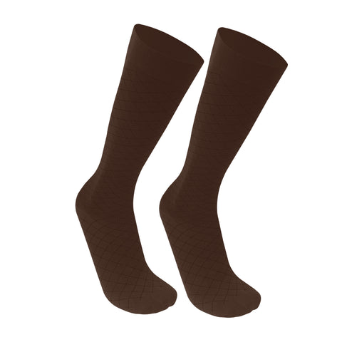 1990 / Knee High / Diamond Pattern / Unisex Socks