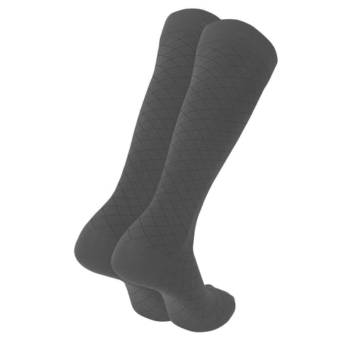 1990 / Knee High / Diamond Pattern / Unisex Socks