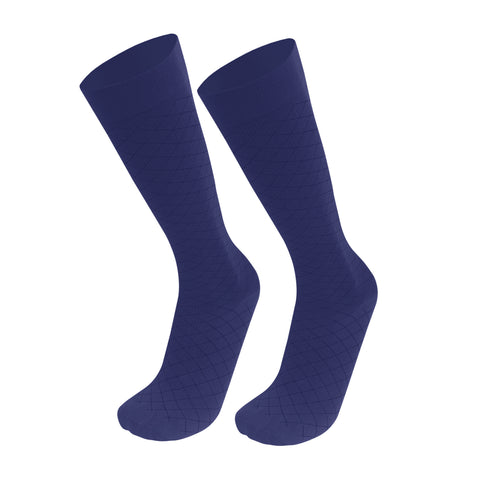 1990 / Knee High / Diamond Pattern / Unisex Socks