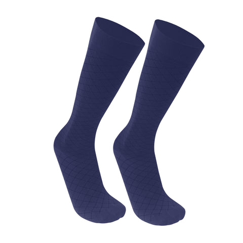 1990 / Knee High / Diamond Pattern / Unisex Socks