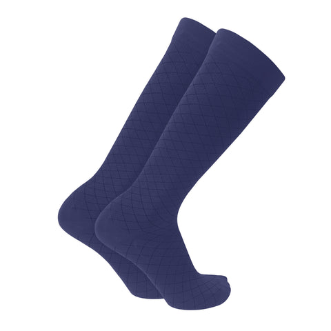 1990 / Knee High / Diamond Pattern / Unisex Socks