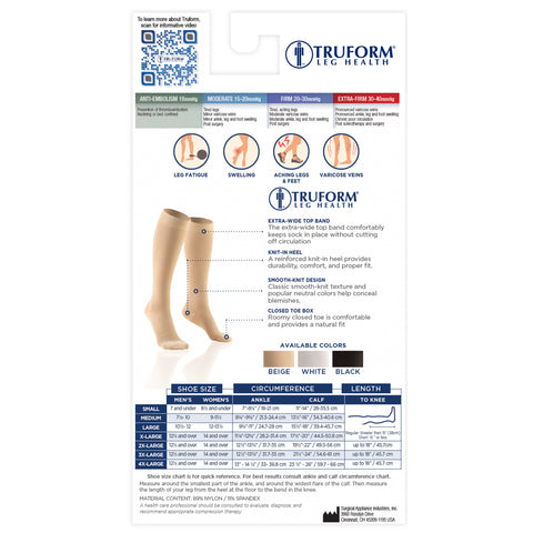 Anti-Embolism Knee High Closed Toe