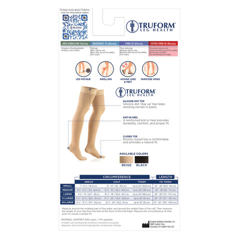 Medical Thigh High Closed Toe