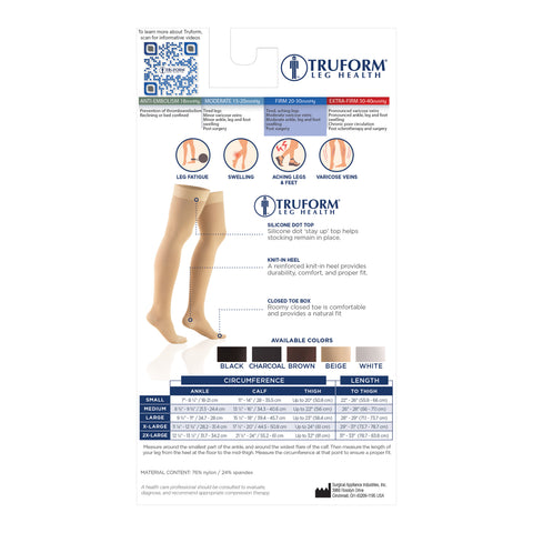 Medical Thigh High Closed Toe