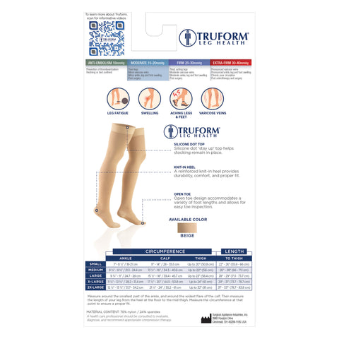 Medical Thigh High Closed Toe