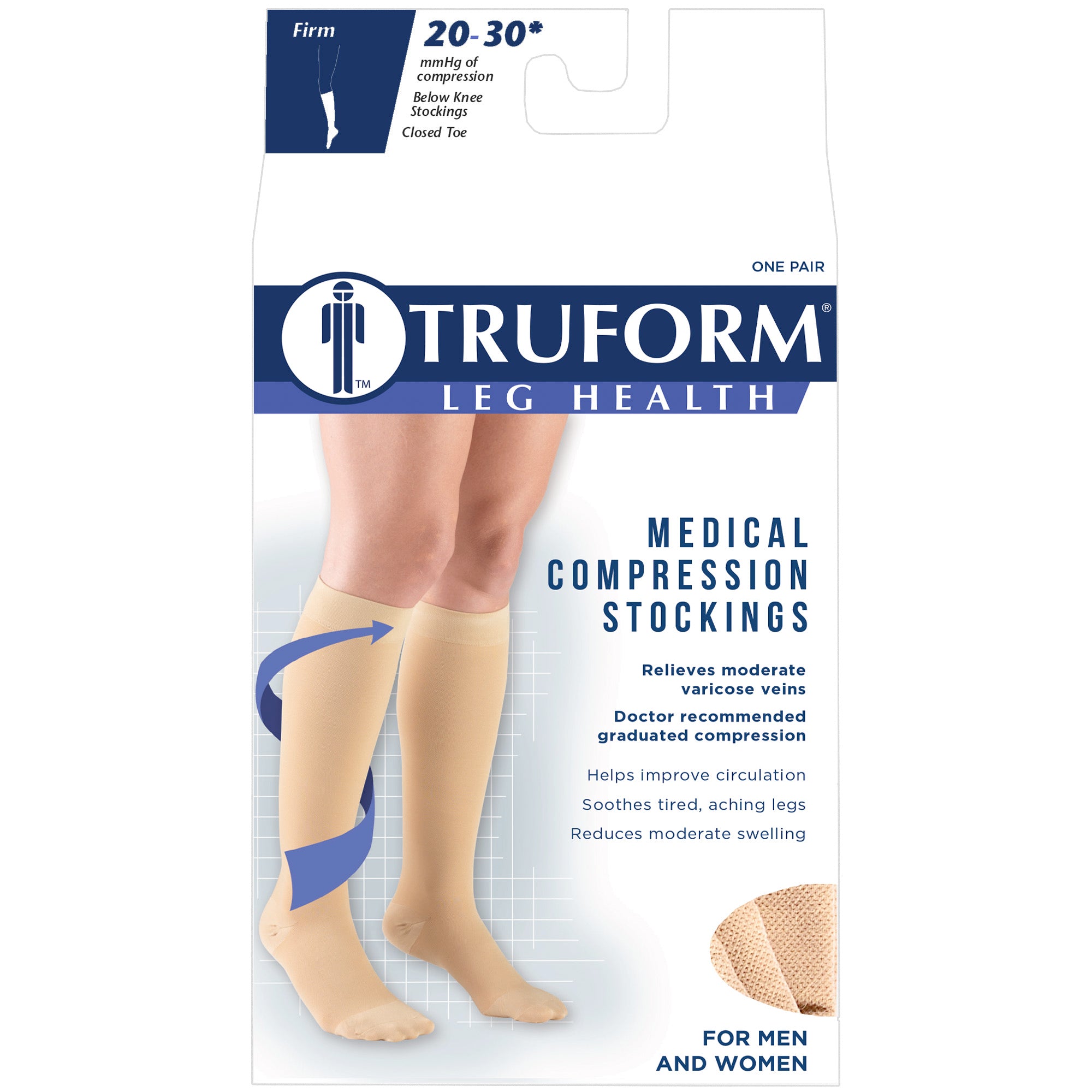 Medical Knee High Compression Stockings / Unisex – TruformStore