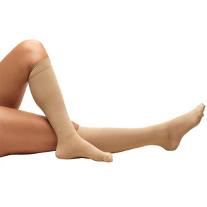 Knee High Closed Toe Beige Anti-Embolism Stockings