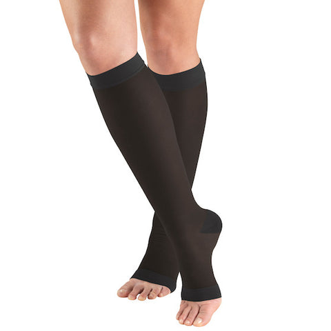 Buy Truform Surgical Stockings, 18 mmHg Compression for Men and Women,  Thigh High Length, Closed Toe, Black, Small Online at desertcartSeychelles
