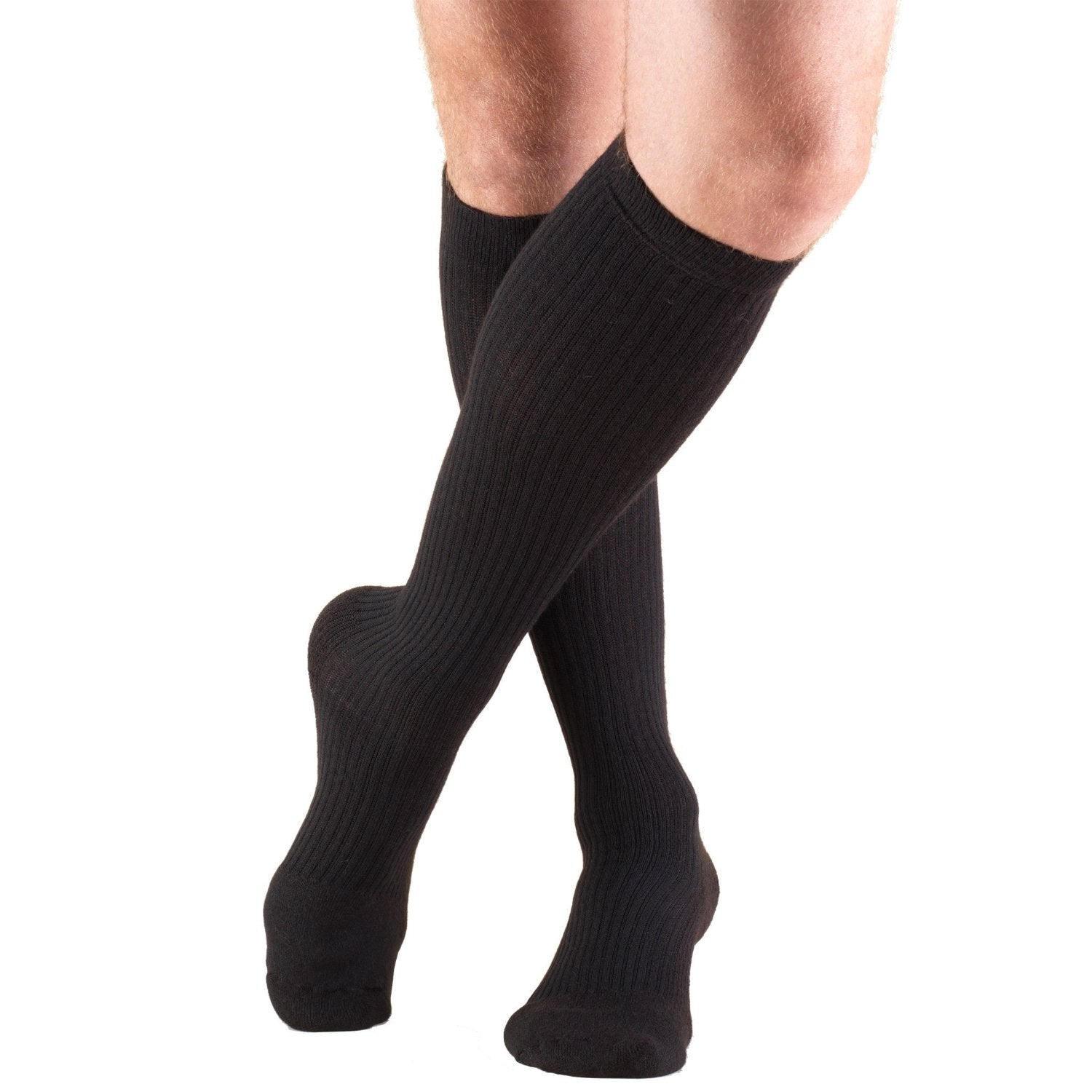Men's Knee High Casual Cushion Foot Socks