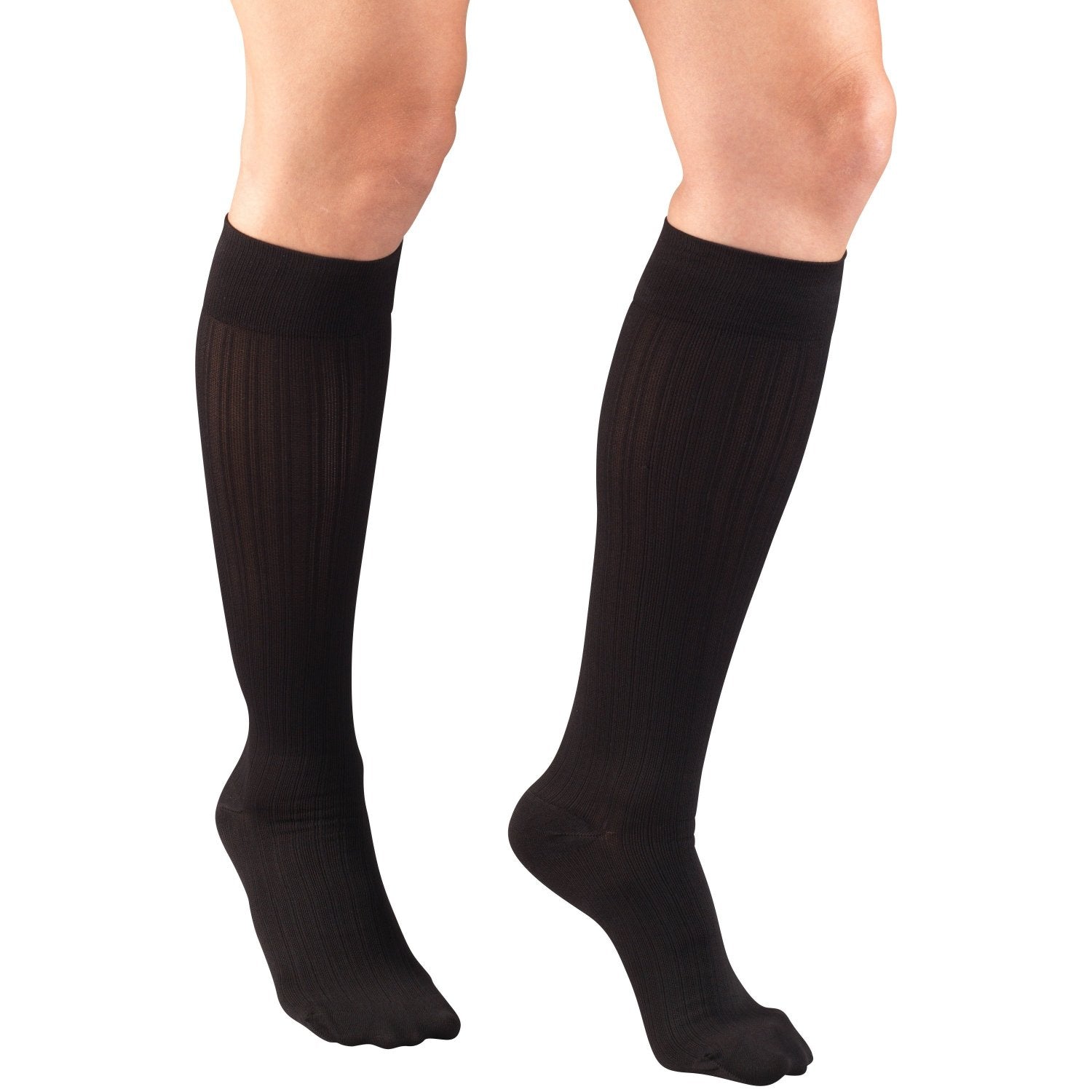 Ladies' Socks Rib Pattern Knee High Closed Toe TruformStore Ladies' Socks Rib Pattern Knee High Closed Toe TruformStore